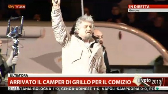 Beppe Grillo annulla intervista Sky: Varetto (“Incoerente”), D’Amico (“Atteggiamento da politico”), Mentana (“Voleva farsi intervistare da me”) commentano