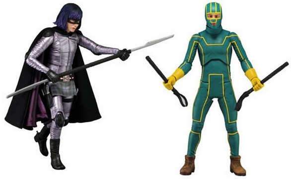 Kick-Ass 2 e The Lone Ranger action figures foto