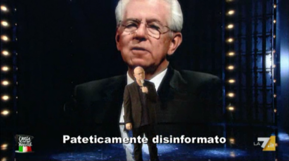 Crozza nel Paese delle Meraviglie, 1 febbraio 2013: Tutti gli sketch