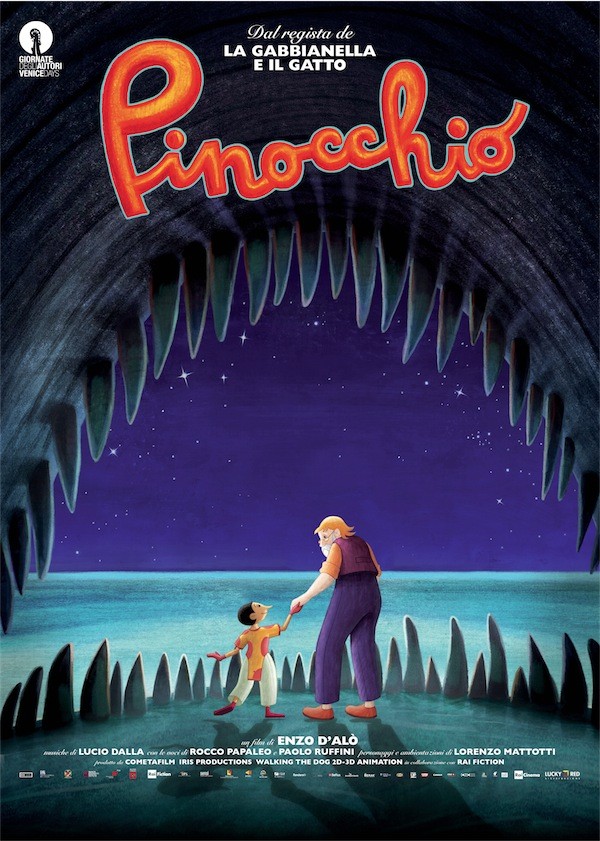 Pinocchio di Enzo d’Alo: note di regia e il ciao a Lucio Dalla
