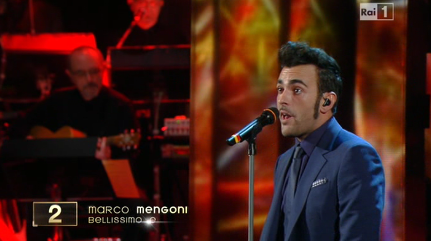 Marco Mengoni prima puntata di Sanremo 2013 – L’essenziale e Bellissimo