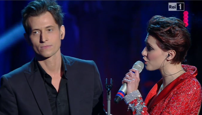 Sanremo 2013 prima puntata Simona Molinari e Peter Cincotti – La felicità e Dr Jekyll Mr. Hyde