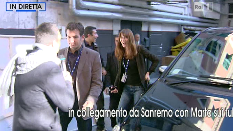 L’entourage di Carla Bruni aggredisce l’inviato de La vita in diretta