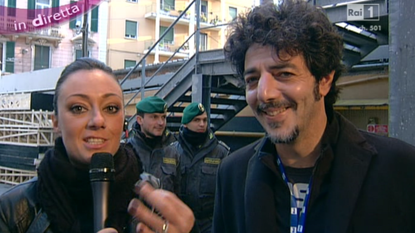 I cantanti di Sanremo 2013 prima della finale alle Amiche del sabato