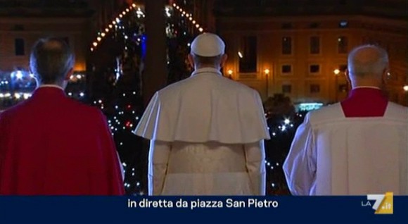 Papa Francesco, Jorge Mario Bergoglio, in tv
