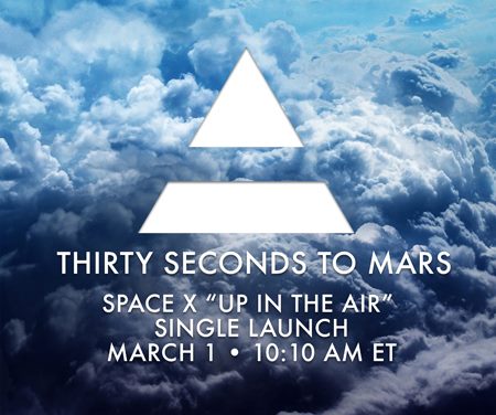 30 Seconds To Mars disco nello spazio