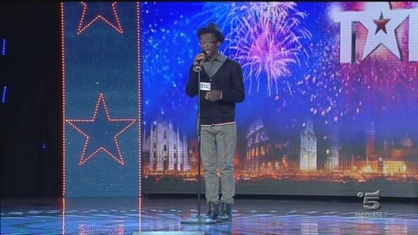 Daniel Adomako canta Halleluja e At Last a Italia s Got Talent 2013