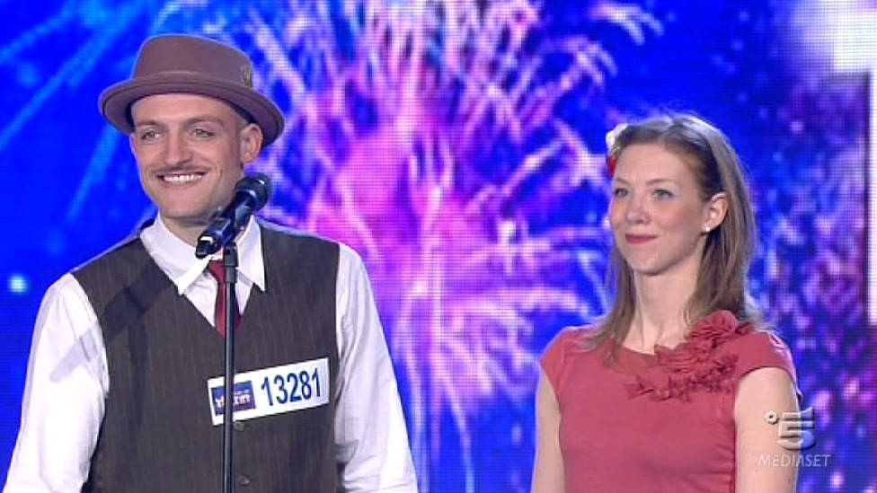 Michele Felizzi ed Ilaria Pancetti, ballerini di lyndie-hop ad Italia s got talent 2013