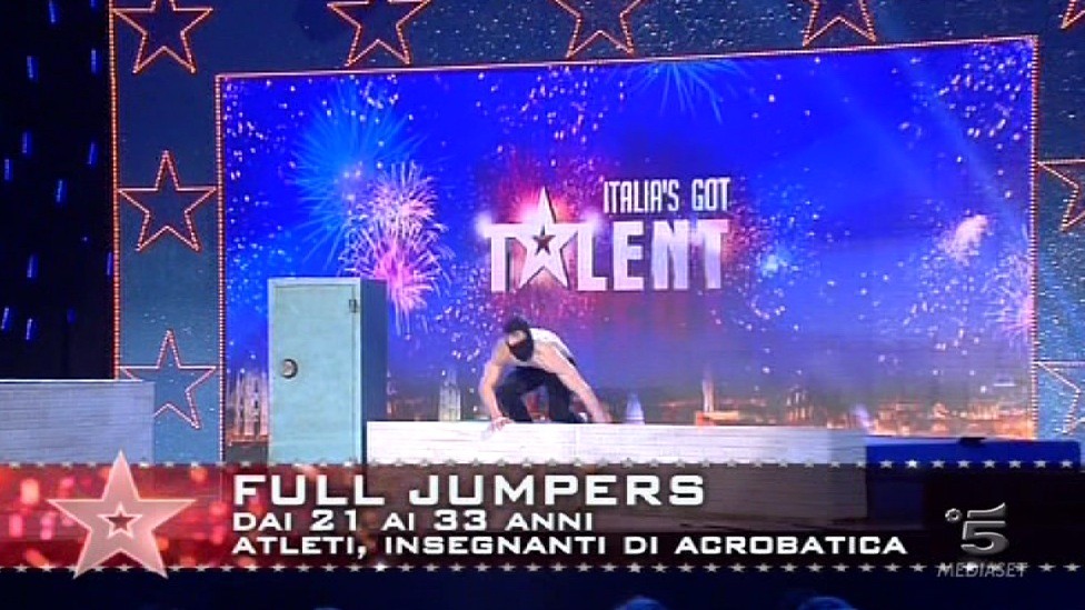Full jumpers ad Italia s got talent 2013