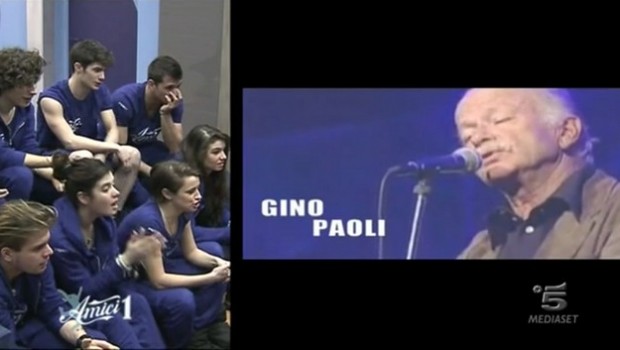 Amici 2013: Blu duetteranno con Gino Paoli. Ma non era contro i talent show?