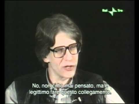 David Cronenberg interviewed by Enrico Ghezzi, 1988 (sub Ita) Part 1/4