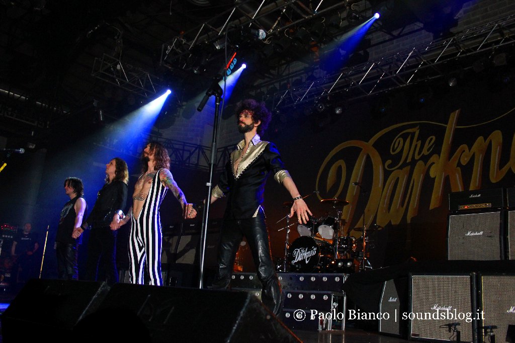 The Darkness foto concerto Alcatraz Milano 11 Febbraio 2013 Justin Hawkins
