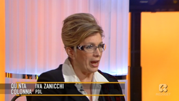Iva Zanicchi Zingara a Quinta colonna: “Si rivà a votare e vince il Pdl”