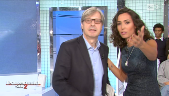 Ospiti in tv domenica 17 marzo 2013 – La Balivo a Quelli che, Sgarbi a Cielo che gol