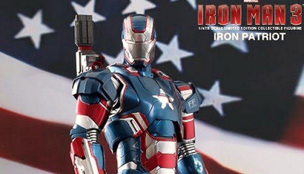 Iron Man 3 – action figure dell’armatura Iron Patriot