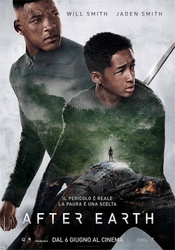 After Earth – locandina italiana per lo sci-fi di M. Night Shyamalan