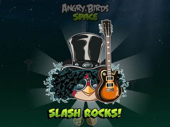 Slash Angry Birds: il chitarrista diventa un uccello arrabbiato…