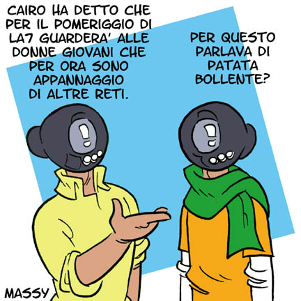Cairo, La7 e le donne