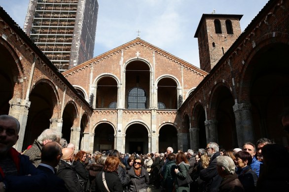 I funerali di Enzo Jannacci a Milano