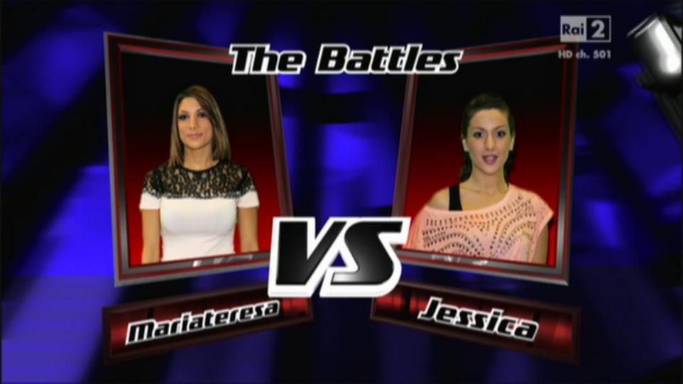 TVOI, battle: Maria Teresa vs Jessica (Team Cocciante)