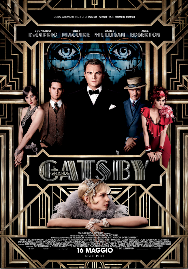 Il Grande Gatsby – locandina e character poster italiani