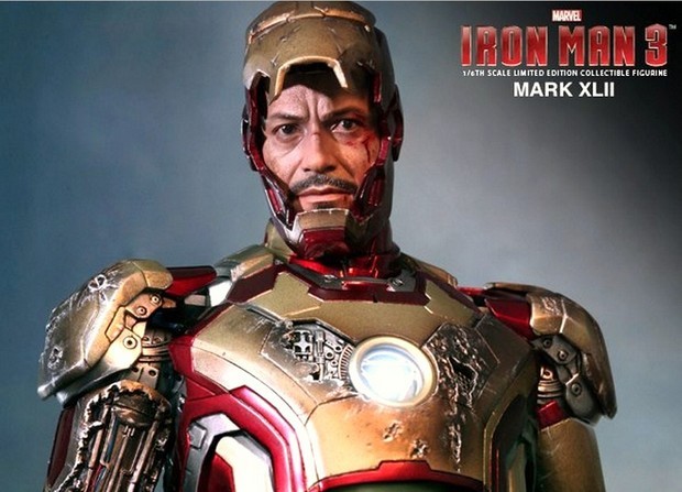 Iron Man 3: nuova action figure in metallo dell’armatura Mark 42