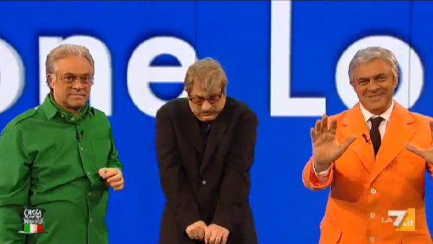 Crozza nel paese delle meraviglie, 26 aprile 2013: tutti gli sketch da Napolitano a Briatore