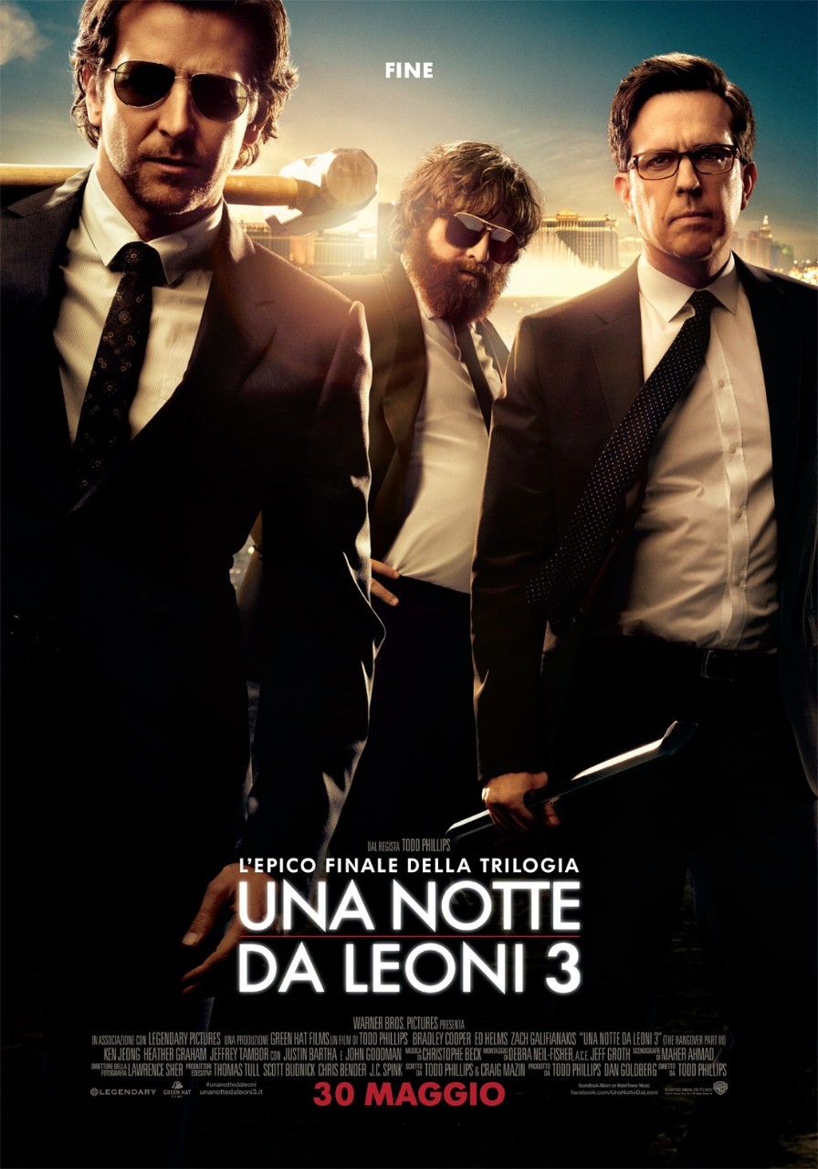 Una notte da leoni 3 – locandina italiana e character poster