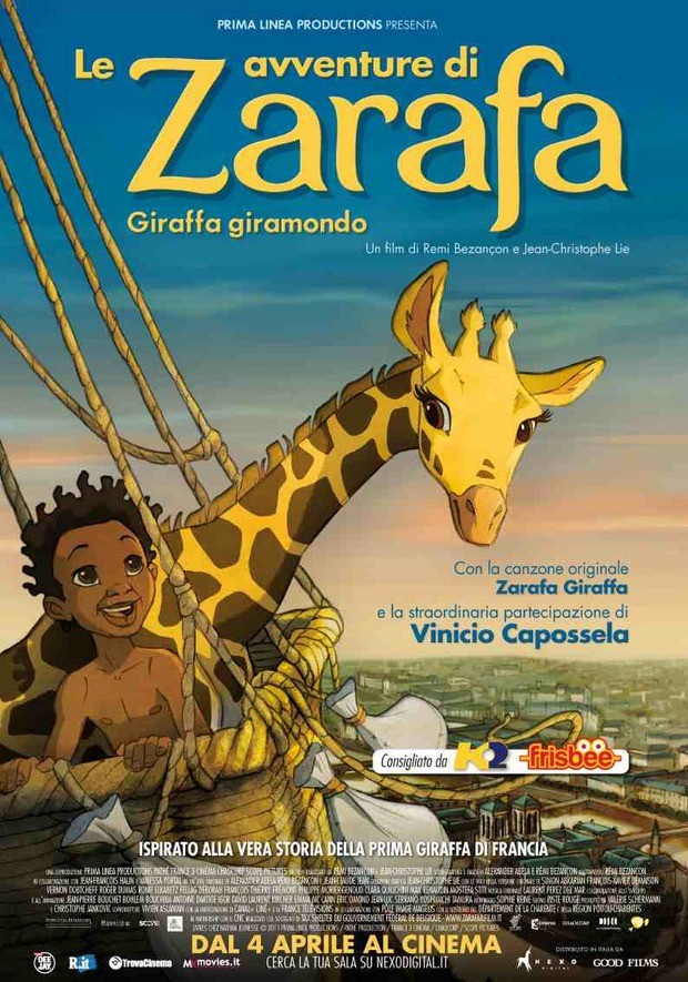 Zarafa – Giraffa giramondo: llocandina