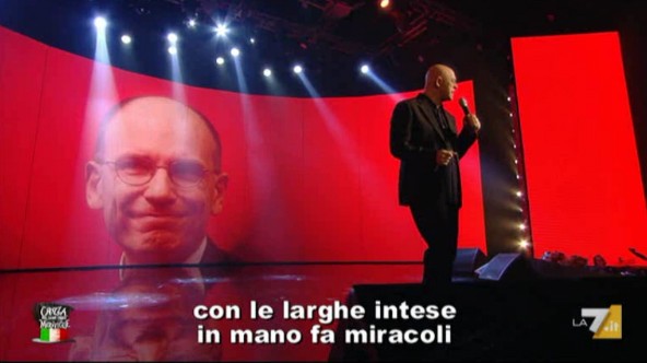 Crozza nel paese delle Meraviglie, foto 3 maggio 2013