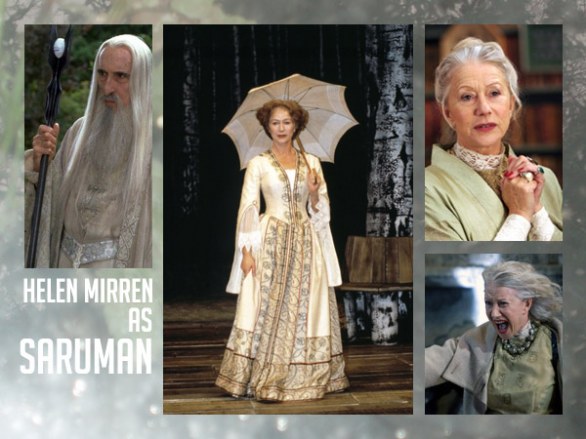 Il Signore degli Anelli: e se Helen Mirren fosse Saruman?