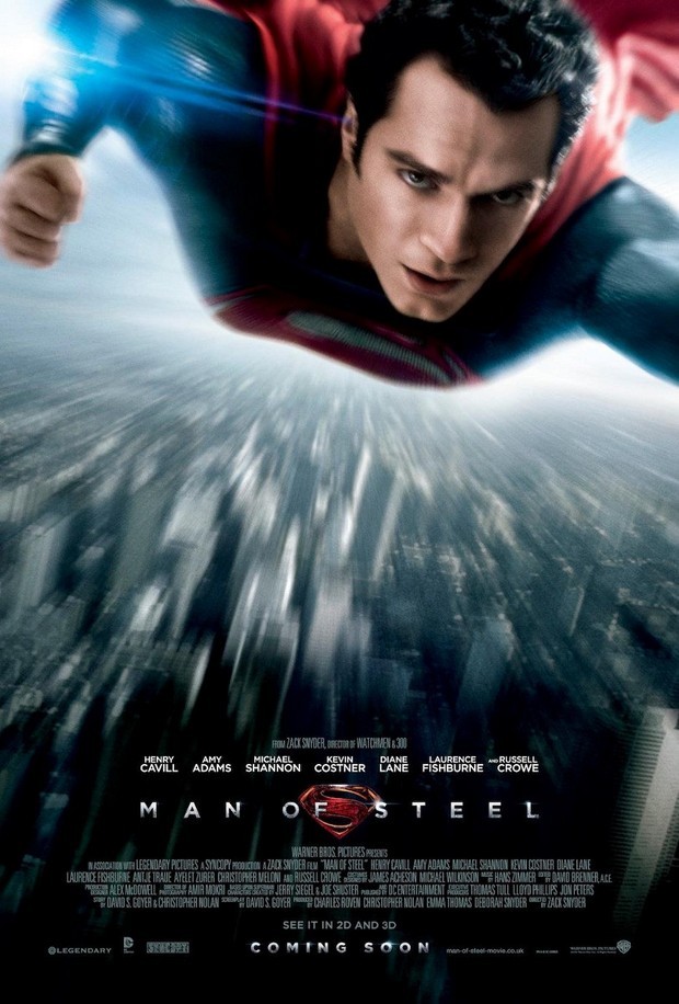 L’Uomo d’Acciaio – nuova locandina di Man of Steel