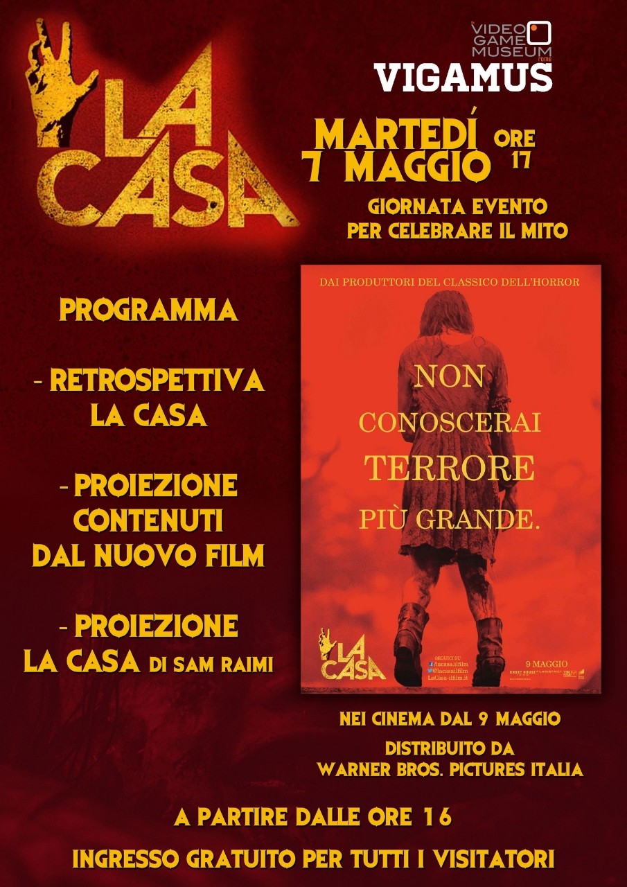 La casa – locandina evento Vigamus Roma