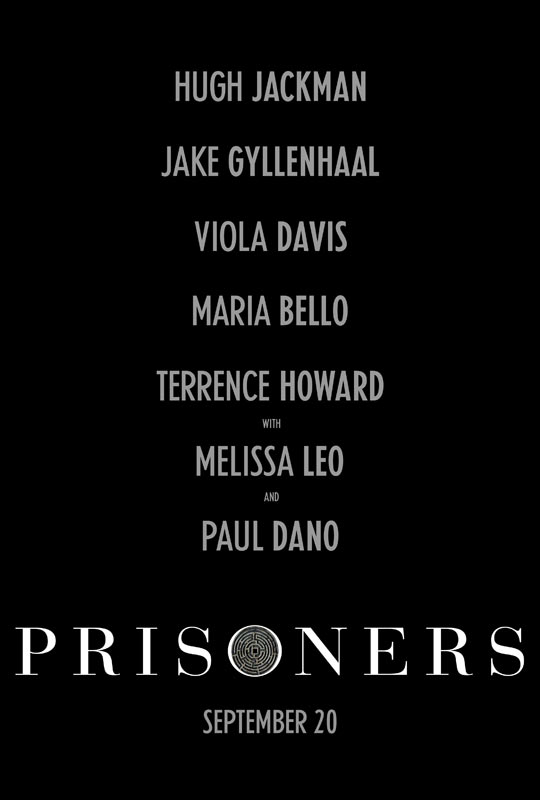 Prisoners – prima locandina