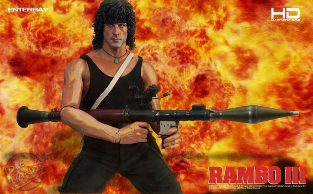 Rambo 3 – foto action figure di Sylvester Stallone