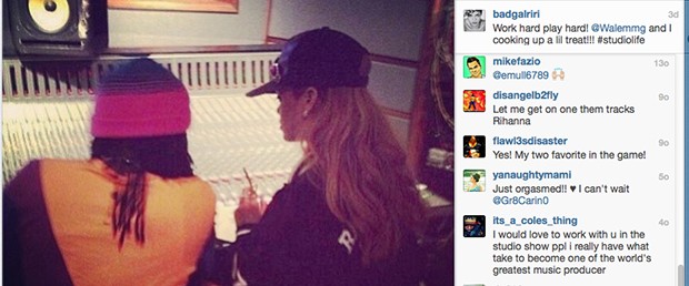 Rihanna in studio con il rapper Wale: nuovo disco in arrivo?