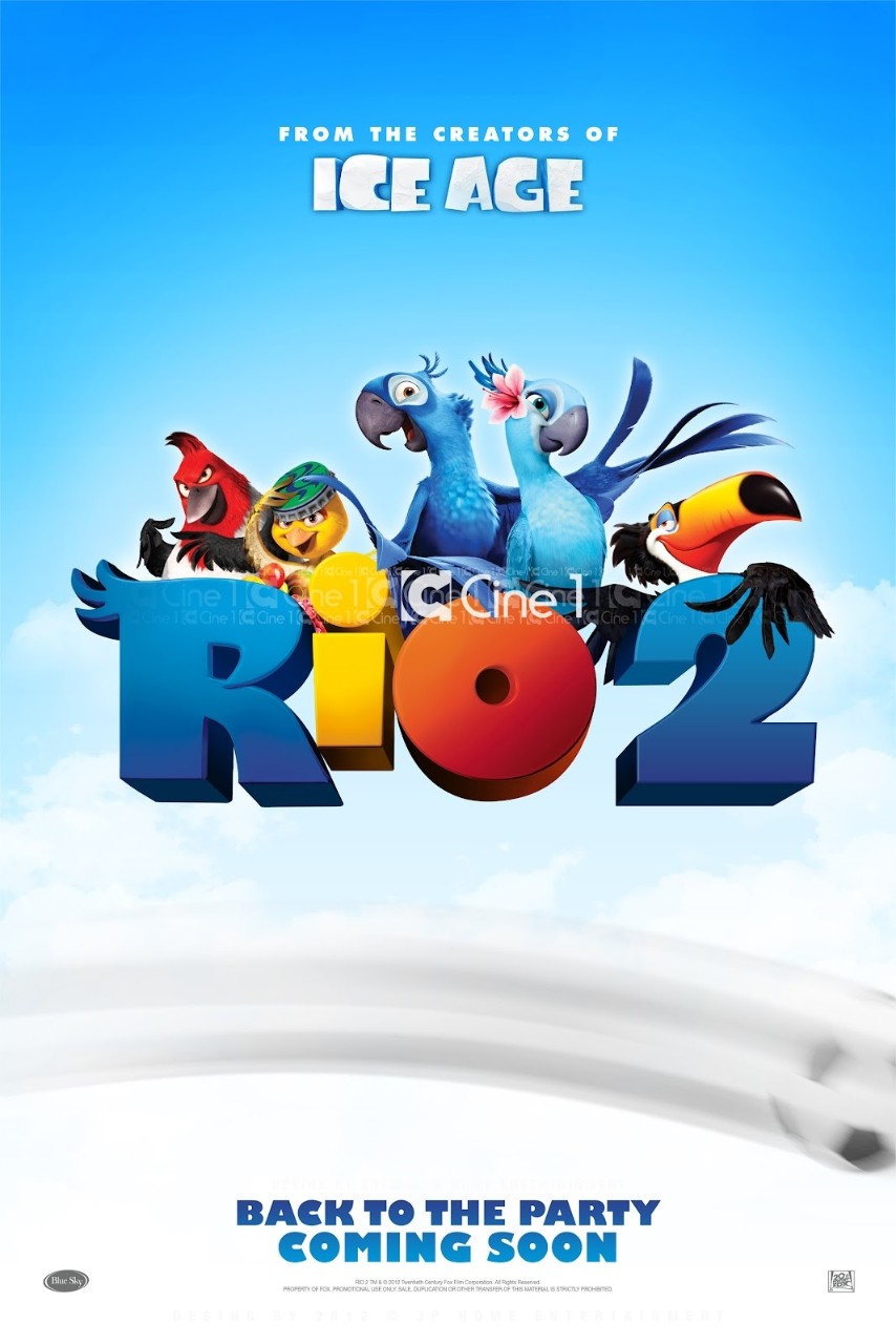 Rio 2 – prima locandina