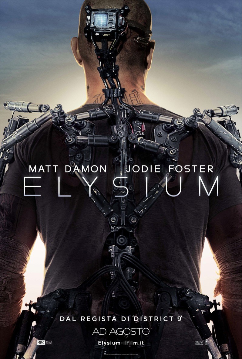 Elysium in Italia dal 29 agosto – ecco la prima locandina tricolore