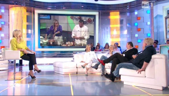 La vita in diretta, prove di Domenica In cucina per Vissani e Mara. Col fantasma della Clerici