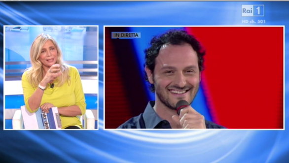 Fabio Troiano imbranato pure in collegamento con la Venier: “La diretta è terribile”