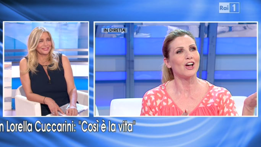Mara Venier si prende gioco della Cuccarini a La vita in diretta