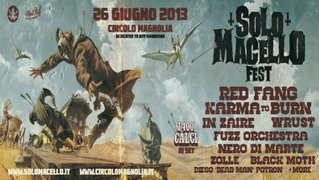 SoloMacello Fest 2013, 26 Giugno 2013: svelata la lineup