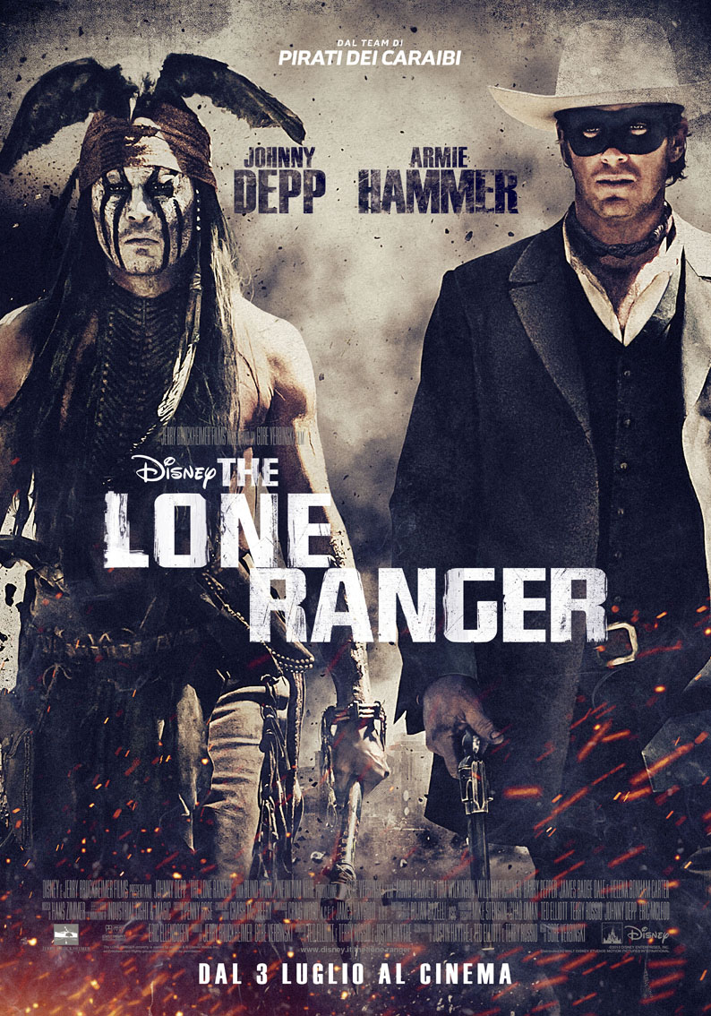 The Lone Ranger – locandina italiana definitiva