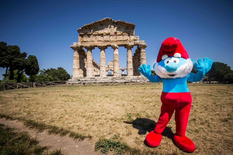 I Puffi 2, Giornata Mondiale dei Puffi – I Puffi a Paestum