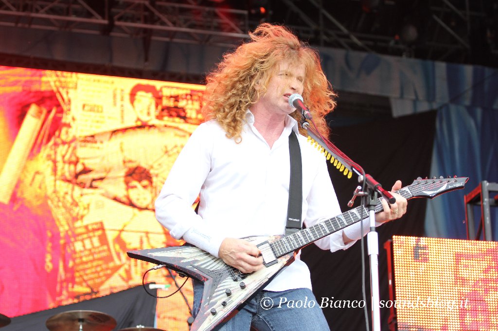 Megadeth foto concerto Sonisphere 2013 Rho Milano – 8 Giugno 2013