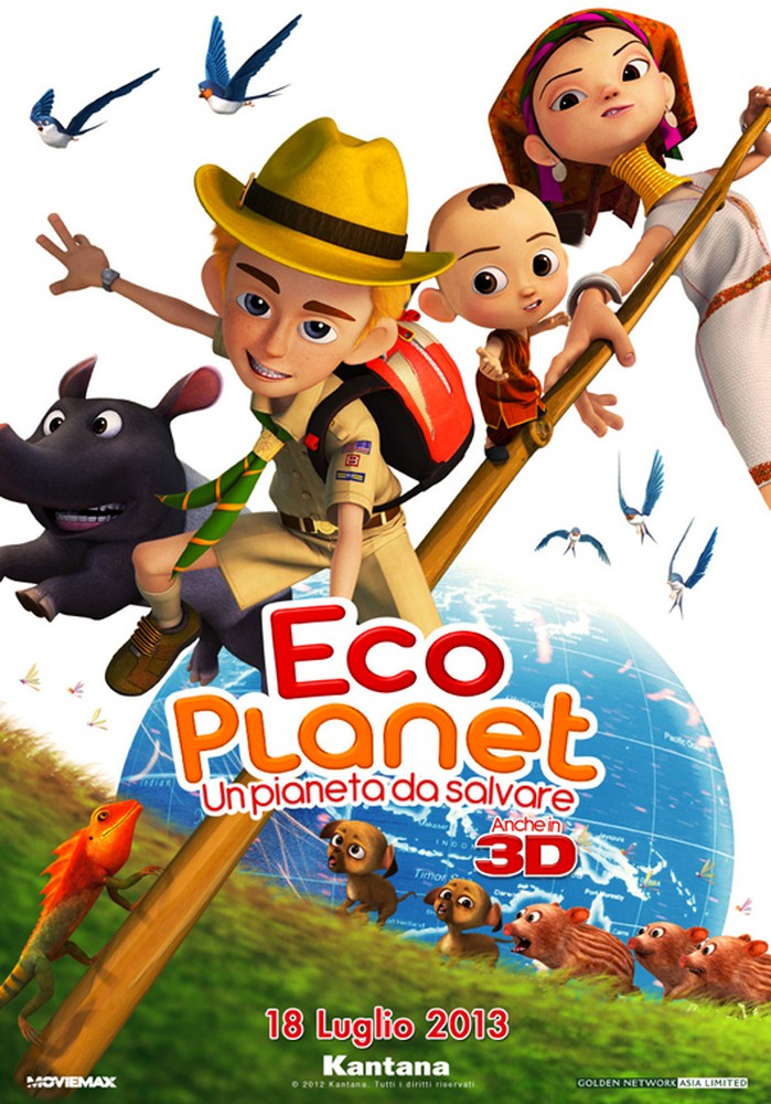 Eco Planet – Un pianeta da salvare: poster del film d’animazione