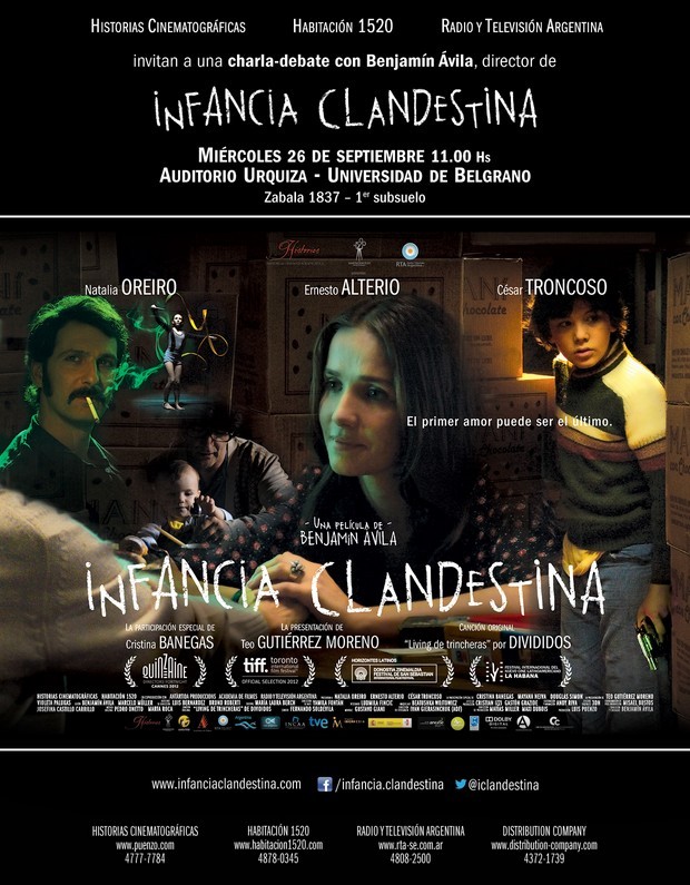 Infanzia clandestina – locandine e foto