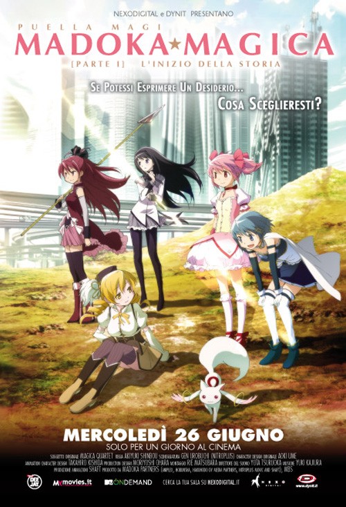 Madoka Magica Parte 1 – L’inizio della storia, al cinema con Nexo Anime