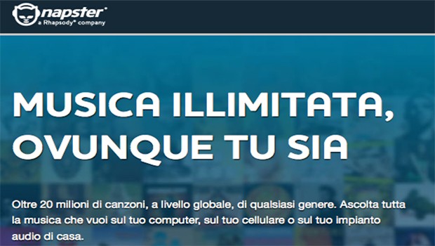 Napster in Italia, lo streaming diventa legale