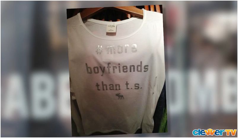 Taylor Swift: i fan contro Abercrombie & Fitch per la t shirt ‘# more boyfriends than t.s’